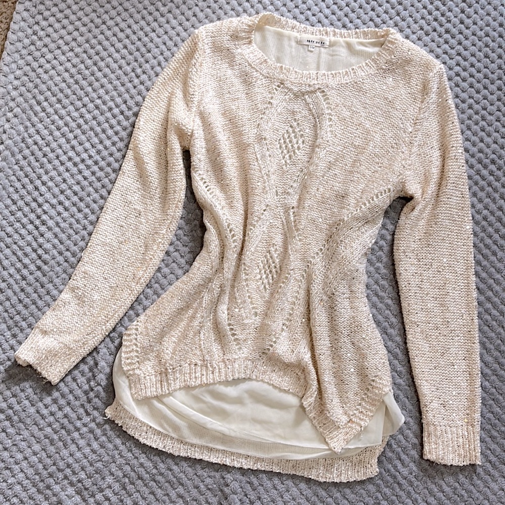 Miracle hi lo S/M Knit Sweater
